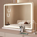 Sweetcrispy 23"x32" LED Vanity Mirror with Lights, Smart Makeup Mirror with Touch Control, 3-Color Lighting
