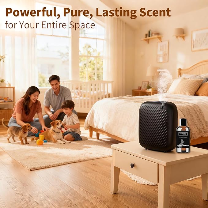 Smart Scent Air Machine Pro for Home, Waterless Essential Oil Diffuser, 400ML Cold Air Technology Scent Diffuser for Large Room and Commercial Use, Cover Up to 2000 Sq.Ft