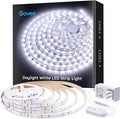 Govee White LED Strip Lights, Upgraded 16.4ft Dimmable LED Light Strip 6500K Bright Daylight White, Strong Adhesive, 300 LEDs Flexible Tape Lights for Mirror, Kitchen Cabinet, Bedroom, Christmas Decor
