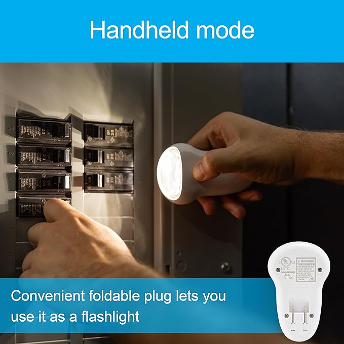 GE Rechargeable LED Power Failure Night Light, 3-in-1, 11281