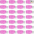 24 Pack Fairy Lights with Timer Battery Operated, 3 Modes 7ft Mini Twinkle Lights Waterproof, 20 LED Bulk String Light for Mason Jars Christmas Decoration Wedding Table Centerpieces,Pink