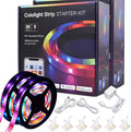 Yescom APP Control LED Strip Light 6.6ft Music Sync Color Changing WiFi Smart 60 LEDs Ambient Lamp Compatible with Alexa & Google Assistant for Bedroom Gaming Room