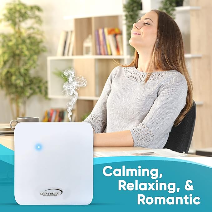 Scent Diffuser for Large Area Aroma Diffuser Scented Oil Machine, HVAC Aromatherapy Fragrance Waterless Essential Oil Scent Diffuser for Home with Timer, 2500 sq ft Coverage, MyScent 230