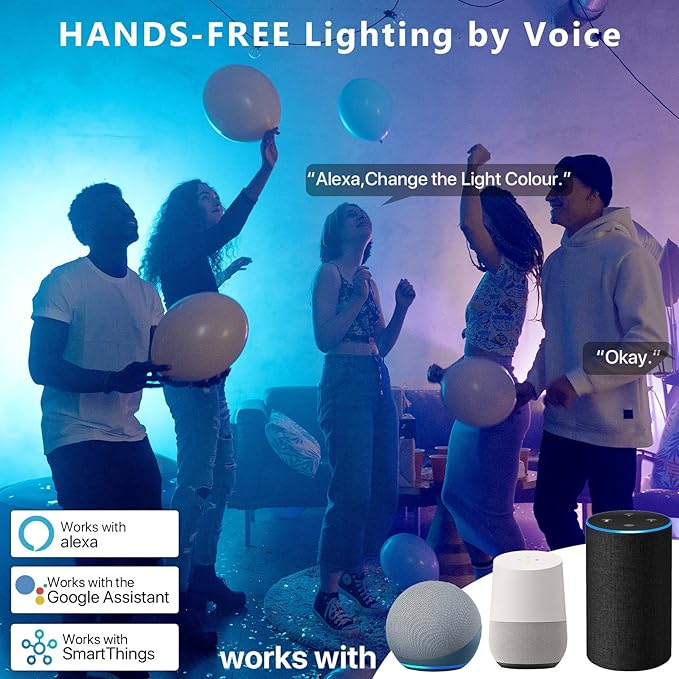 ORALUCE Smart Recessed Lighting 6 Inch, WiFi＆Bluetooth Color Changing Retrofit LED Can Lights, 13W 1050LM RGBCW 2700-6500K Ultra-Thin Wafer Lights Compatible with Alexa/Google Assistant, 1Pack