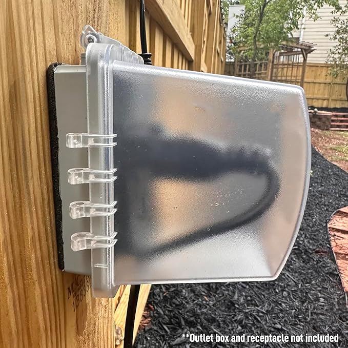 Sealproof 1-Gang Weatherproof In Use Outdoor Outlet Extra Deep Cover | Lockable, UL Extra Duty Compliant, 18 Configurations, Polycarbonate