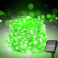 Solar String Lights for Outside, 72Ft 200 LED Solar Fairy Lights with 8 Modes, Solar Powered Fairy Lights Waterproof for Christmas Tree Garden Party Wedding Decor.（Green）