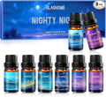 SLASHOME Essential Oils for Diffuser, 8 Pack Aromatherapy Oils Set for Humidifiers - Lavender, Vanilla, Sandalwood & More - Scented Oil for Sleep, Relaxation, Candle & Soap Making, Home Fragrance Gift