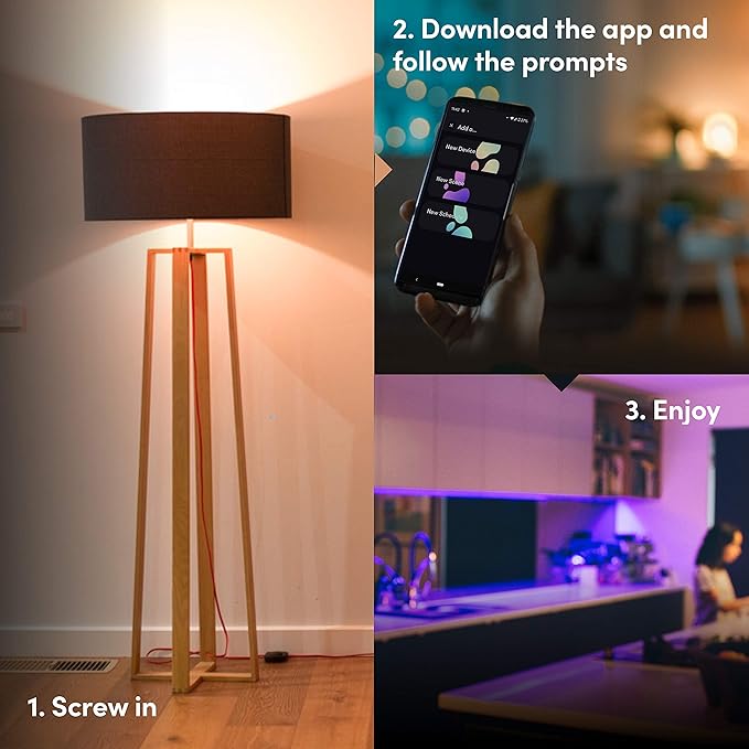 LIFX Color BR30 Smart LED Flood Light Bulb, 1100 Lumens, Dimmable, 2.4GHz Wi-Fi, Billions of Colors and Whites, Compatible with Alexa, Hey Google, HomeKit and Siri, HB2LHB30E26US, 2-Pack