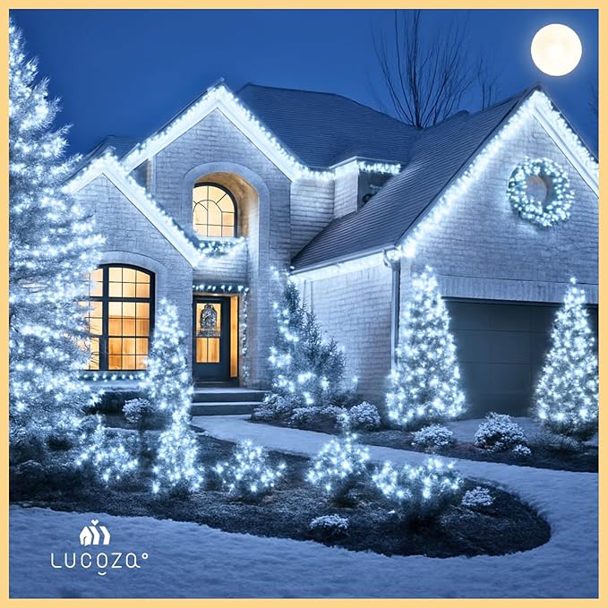 98FT 300LED Fairy Lights Clear Wire with Remote Control, 8 Modes String Lights with Timer Starry Twinkle Lights for Indoor Bedroom Party Christmas, Cold White