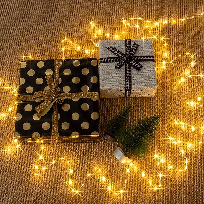 Fairy Lights Plug in,328FT 2000 LEDs Waterproof Led String Lights,8 Modes Remote Twinkle Light for Bedroom Window Weddings Christmas Holiday Decoration,Silver Wire,2 Inch Led Space,Warm White