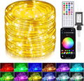 66ft LED Rope Lights for Outside, Outdoor String Light Waterproof Plug in with Remote & APP Controlled, 16 Million Colors Changing Music Sync Tube Lighting for Indoor Bedroom Christmas Decor