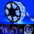 200ft LED Rope Lights Outdoor, 1440 LED Flexible Tube Lights with 8 Modes, Waterproof LED Rope Lighting for Outside Garden Patio Bedroom Party Pool Fences Indoor Outdoor Christmas Decor (White & Blue)