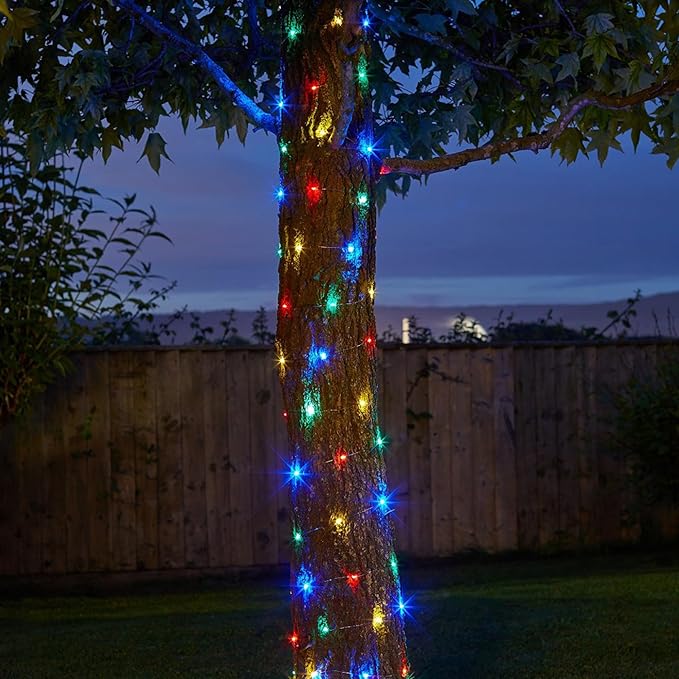 Joomer Fairy String Lights 33FT 100 LEDs Plug in Fairy Lights Indoor Copper Wire String Light DIY for Bedroom, Parties, Wedding, Christmas, Outdoor,Indoor Decoration (Multicolor, Non-Connectable)