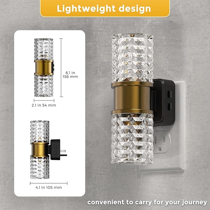 L LOHAS LED Night Light,Modern Night Lights Plug into Wall, Amber-3000K-5000K Adjustable Color Temperature Night-Light,Dimmable Nightlights with Dusk to Dawn Sensor for Rooms Bathroom Hallway