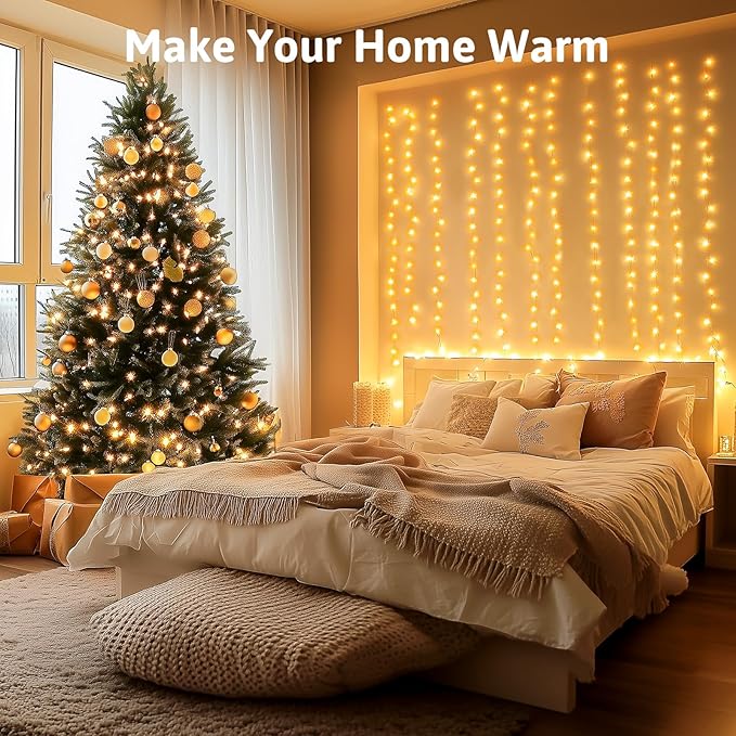 33ft 100 LED Fairy Lights Battery Operated with Remote, HALHSAP Battery Powered String Lights, Waterproof Twinkle Fairy Lights for Bedroom DIY Party Wedding Indoor Outdoor Christmas Decorations 2 PACK