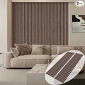 Wood Panels for Wall - 2 PCS Wood Slat Wall Panel, Natural Walnut Veneer Acoustic Wall Panels - 12.6" W x 94.5" L