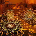 Brizled Hummingbird Solar Lanterns, 2 Pack Outdoor Lanterns Christmas Birthday Gift for Women Mom Grandma, Hummingbird Hanging Garden Lantern, Waterproof Solar Lights for Table Garden Patio Path Porch