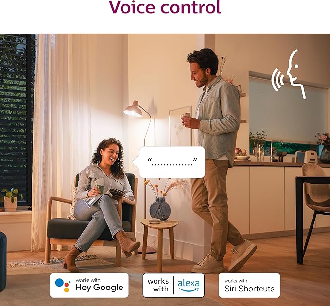 Philips Smart 40W B12 Tunable White Smart Candle-shape 4-Pack, E12, Dimmable, Indoor, Connect to Wi-Fi, Control Voice or App - Powered by WiZ Connected
