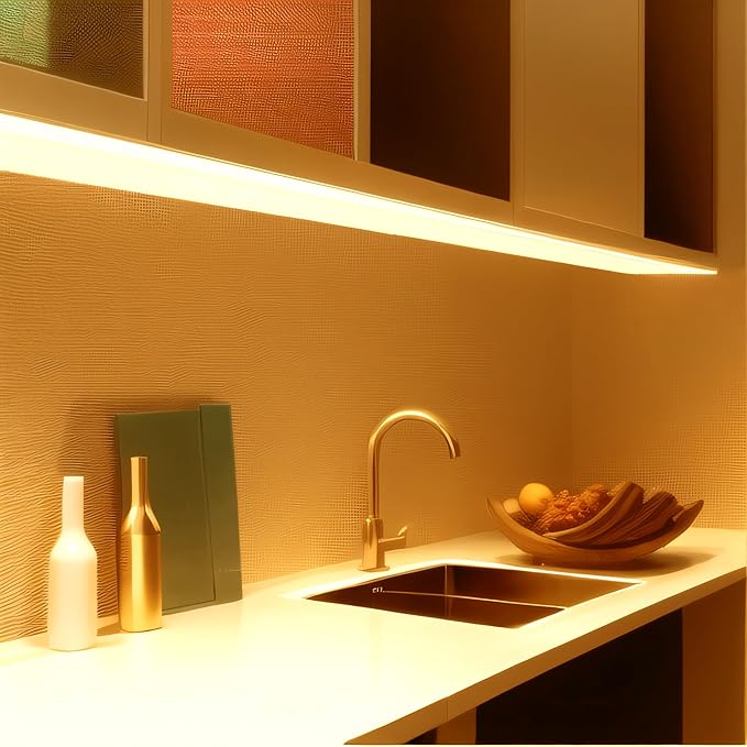 RadiantFlux 30ft Warm White Led Strip Lights for Living Room, Home Decor, 540 LEDs, Dimmable, Super Bright Flexible LED Light Strips for Bedroom, Kitchen, Vanity Mirror, House Warming Gifts New Home