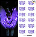 Bexdir 12 Pack Fairy Lights Battery Operated String Lights，7FT 20LED Waterproof Silver Wire Christmas Lights Outdoor,Firefly Mini Lights for Bedroom Party Birthday Wedding Home Decor