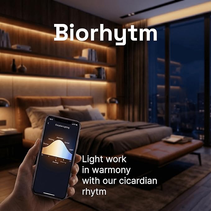 Smart Light Bulbs 2 Pack, A19 Color Changing LED (800 Lumens), WiFi & Bluetooth, Music Sync, Compatible with Alexa & Google Assistant, No Hub Needed, 16 Million Colors