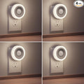 Briignite Motion Sensor Night Light, 4 Pack, Night Lights Plug into Wall, Auto On/Off Motion Activation Nightlight, Energy-Saving 0.6W LED, Daylight White, Ideal for Kids, Bedroom, Bathroom