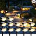 SOLPEX Solar Lights Outdoor Waterproof IP65, Landscape Spotlights Outdoor, Compact Design Spot Lights, Solar Powered Flood Lights for Garden Yard House Pathway Tree Outside, 12 Pack, Warm White