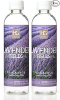 Hosley Lavender Fields Scented Warming Oils Set of 2 6 Fluid Ounces Each Made in The USA Ideal Gift for Weddings Spa Reiki Meditation Bathroom Settings W1