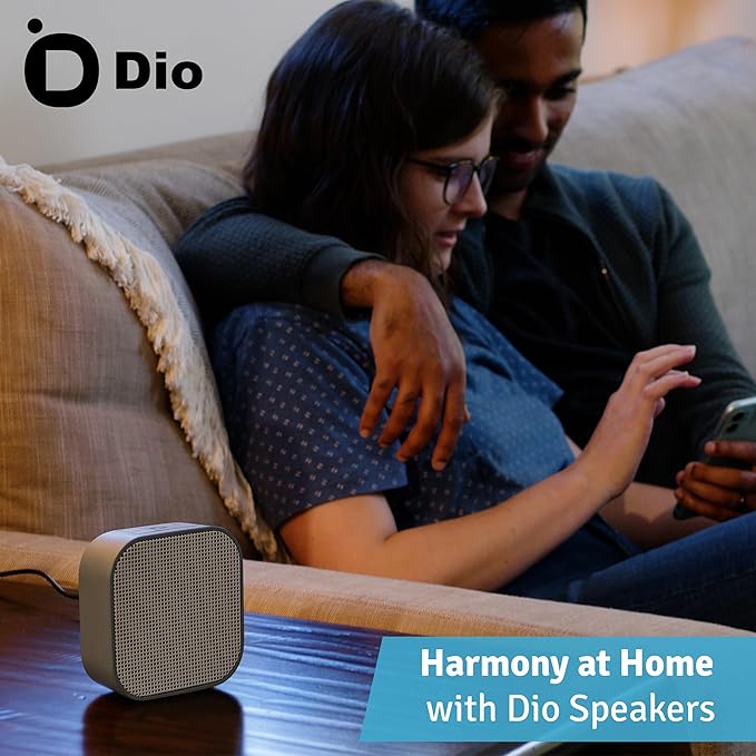 Dio Node Multiroom Wi-Fi Home Speakers (3-Pack), Works with Apple AirPlay 2 and Other Apple Devices, Immersive Sound System, Easy to Connect, Spotify Player