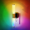 JandCase Night Light, Night Lights Plug into Wall, Color Changing Nightlight RGB with Dusk to Dawn Sensor, Vanity Light Bar for Hallway, Bathroom, Rooms