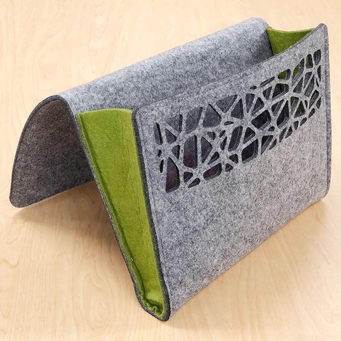 CAIT CHAPMAN HOME COLLECTION Felt Organizer--Desk Organizer, Bedside Caddy, File Case (Bedside Caddy, Cutout)