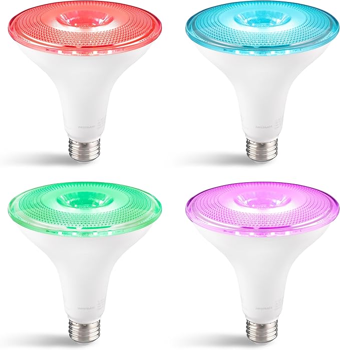 Westgate TC-PAR38 Smart LED Lamp, Smart Light Bulb, Compatible with Alexa, Works with Google Home, E26 Light Bulb (PAR38 13W)