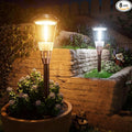Solar Pathway Lights Outdoor, 8 Pack Bright 2-in-1 Warm&Cold Solar Lights Outdoor, IP65 Waterproof Garden Lights Solar Powered Walkway Lighting Outside for Yard Driveway Path Patio Landscape