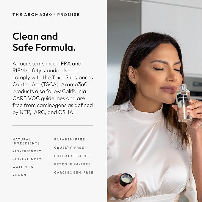 Aroma360-24K Magic Fragrance Oil Blend - 500ML | Hotel Inspired Luxury Essential Oil Diffuser | Aromatherapy Scent Diffuser Oil | Citrus Beginning of Bergamot, Lemongrass with Notes of Jasmine