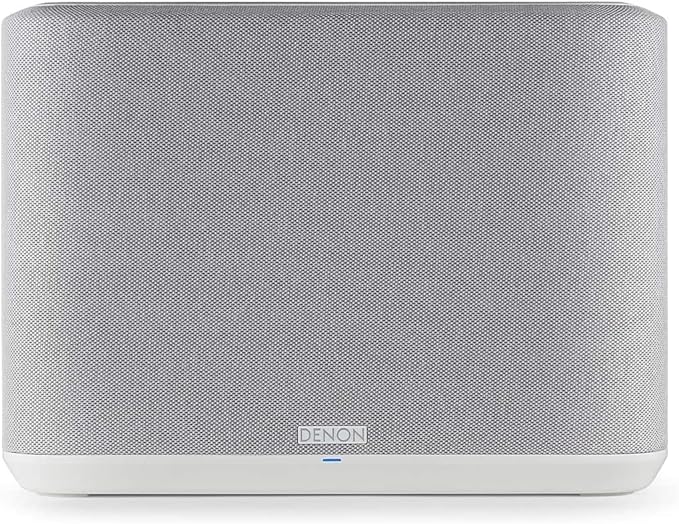 Denon Home 250 Wireless Smart Speaker (White), Bluetooth Wireless, 0.75" Tweeters, 4" Bass Drivers, HEOS Built-in, AirPlay 2, Multi-Room Streaming, Simple Setup, Mid-Size Design