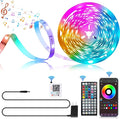 Led Lights for Bedroom 20ft 180Leds Music Sync Color Changing Led Strip Lights with 60 Key Remote and App Control RGB Led Light Strip for Home Party Room Decoration