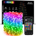 Brizled Smart RGB Color Changing Fairy Lights Pro, 66FT 200 LED St. Patrick's Day Green Mini Light String App/Voice Control, WiFi Dimmable Christmas Lights for Easter Independence Day Xmas Halloween