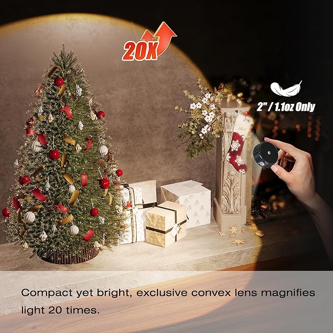 2" Rechargeable Mini Puck Lights w/Lanyard, Renter Friendly Magnetic Stick On Battery Operated Lights, Wireless Motion Sensor Light Indoor for Closet, Wall, Shelves, Kitchen, Locker - 3Pack/Black