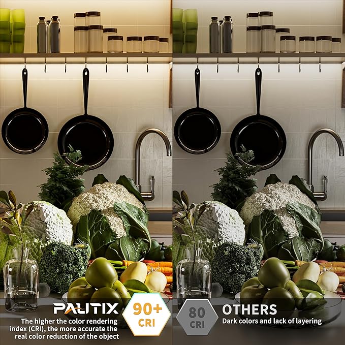 PAUTIX COB LED Strip Light IP65 Waterproof 32.8ft/10m 5040LEDs Natural White 4000K,High Lumen Flexible CRI93+ LED Tape 24V Super Bright,for Home&Office Lighting Project(Adapter&Dimmer Sold Separately)