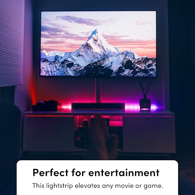 LIFX Lightstrip Bundle with 80" Color Smart LED Lightstrip and Two 1100 Lumen Smart Light Bulbs on E26 Base, 3 Piece Set