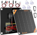 SUNAPEX 12V 5 Watt Solar Trickle Charger Maintainer - Waterproof Solar Powered Battery Charger - Solar Panel Kit Built-in Smart Charge Controller for Car Rv Trailer Truck Boat Automotive Marine