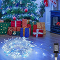Twinkling Fairy Lights Plug in, 10FT 200LED Twinkle Lights - Firecracker String Lights, Christmas Tree Lights Waterproof for Bedroom, Garden, Patio, DIY Wreath, Indoor Outdoor Christmas Decorations