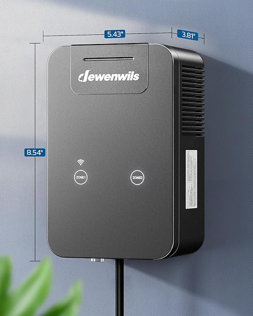 DEWENWILS 200W Low Voltage Landscape Transformer, 2 Zones WiFi Low Voltage Transformer, Weatherproof for Landscape Lighting, 120V AC to 12/15V AC, Compatible with Alexa Google Assistant, FCC Listed