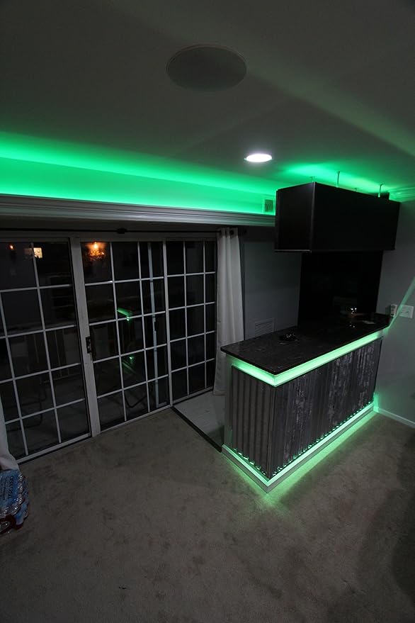 Inspired LED - Light Strip - Cut and Connect Kit - Super Bright Green - 39.5 ft / 12M - Strip Lighting LED - Dimmable led