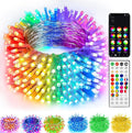 TW SHINE Smart Christmas Lights, 300 LED 100FT Color Changing Halloween String Lights Clear Wire with Remote & APP, Waterproof RGB Christmas Tree Light for Outdoor Indoor Decorations