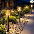KOOPER Solar Pathway Lights Outdoor, 8 Pack Modern Brighter Solar Powered Landscape Path Lights, IP65 Waterproof Outdoor Solar Garden Lights for Yard Patio Driveway Walkway Lawn Sidewalk Decorative