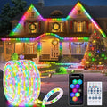 Jnaurb RGB Color Changing Rope Lights Outdoor, 100ft 300LED Smart String Lights with Remote & APP Control, Waterproof Music Sync Rope Lighting - DIY Flexible Tube LED Lights for Bedroom Garden Wedding