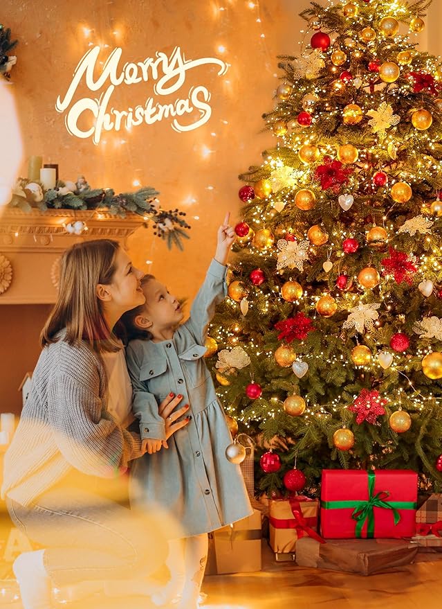 Fairy Lights Plug in, 16.4Ft 200 LED USB Firecracker Twinkle Lights with Remote and Timer, Silver Wire Cluster String Light for Bedroom Indoor Wreath Party Wedding Christmas Decoration, Warm White