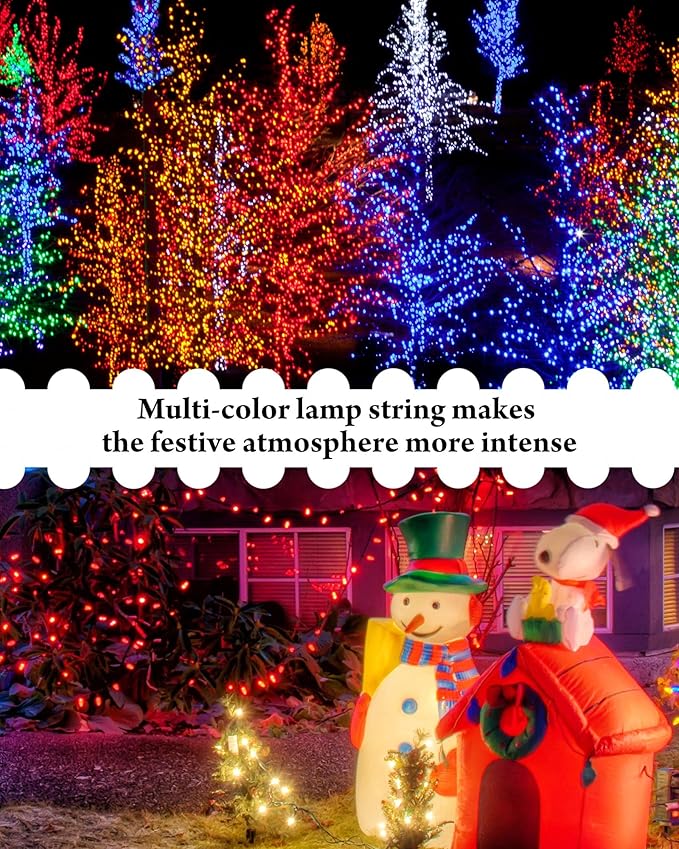 Riakrum 7ft 20 Fairy Lights Battery Operated [3 Styles], LED String Lights Bulk Waterproof String for Christmas Mason Jars Wedding Engagement Party Decorations Table Centerpiece(Colorful,50 Pack)