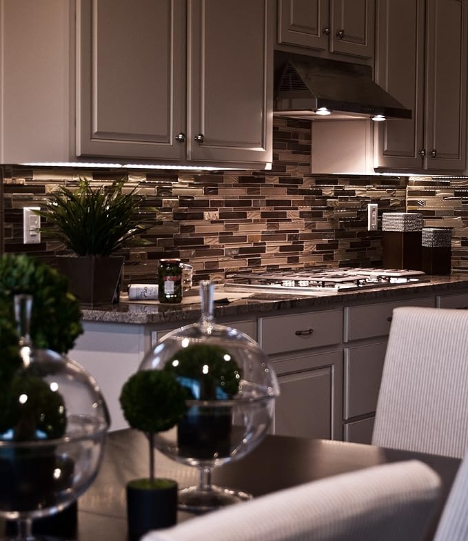 Inspired LED LED Strip Lights | Cut and Connect Series Kit | Super Bright Pure White 4200K | 12M/ 39.5 Ft Kit | Kitchen Remodel | LED Ribbon